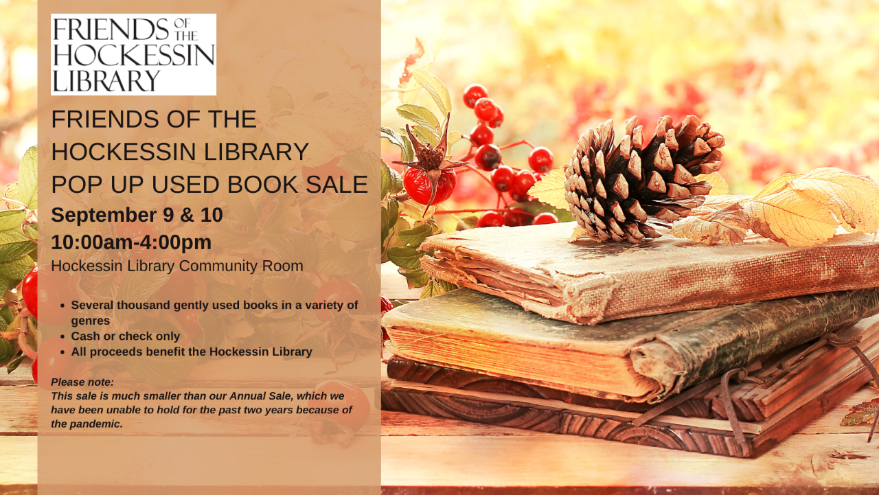 2022 Pop-Up Book Sale September